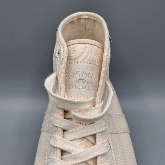 New Vans x Quasi Skateboards Gilbert Crockett High Decon Cream Canvas Brown Mens - Picture 5 of 11